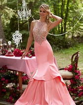 pink dress